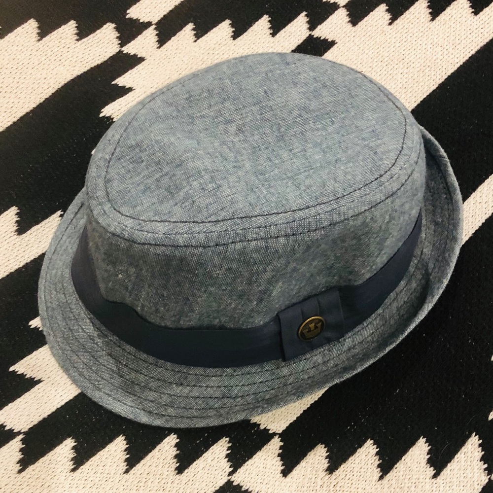 Chambray fedora by Goorin Bros.